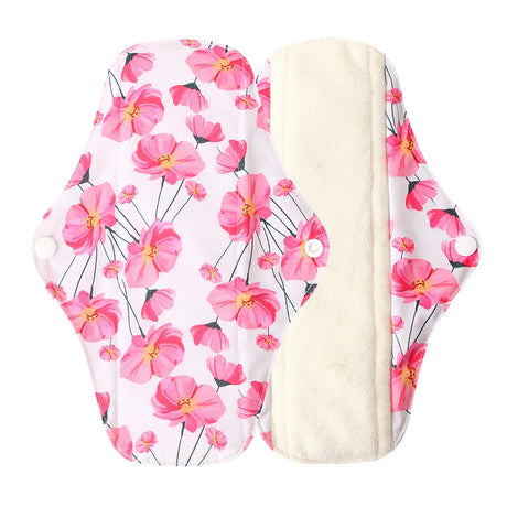 Washable Menstrual Pad Panty Liner Reusable Cloth Sanitary pad Hygienic and Soft Washable Charcoal Menstrual
