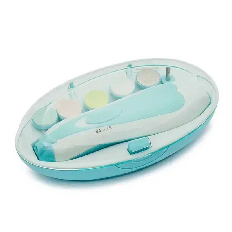 Electric Baby Nail Trimmer Baby Items Kid Nail Polisher Tool Care Kit Easy To Trim Nail File Newborn Baby Things Bebe Accessorie