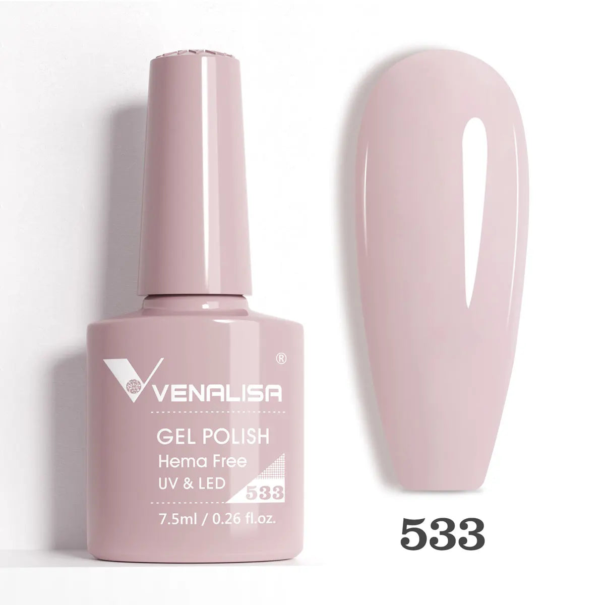 VIP5 Venalisa Nail Gel Polish Jelly Color HEMA/TPO FREE Nude Pink Semi Permanent Soak Off UVLED Gel Polish Sparkle Gel Varnish