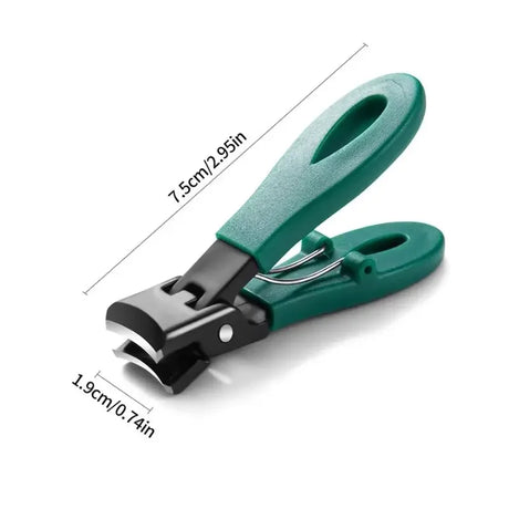 Portable Ultra Sharp Nail Clippers Stainless Steel Wide Jaw Opening Anti Splash Toe Nail Clippers Adult Thick Nails Large Open