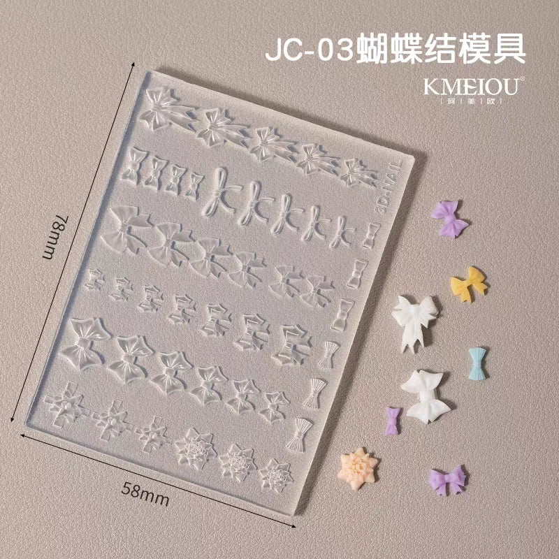 1pc Butterfly Sweater Snowflake 3D Acrylic Mold Photo Frame Silicone Nail Art Nails DIY Nail Art Templates Nails Mold