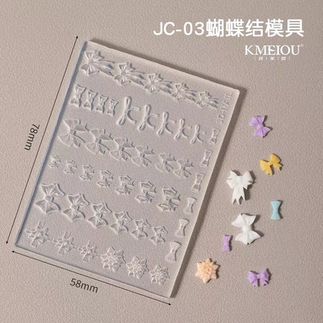 1pc Butterfly Sweater Snowflake 3D Acrylic Mold Photo Frame Silicone Nail Art Nails DIY Nail Art Templates Nails Mold