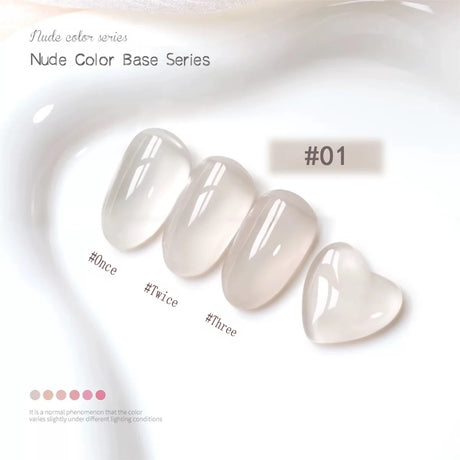 MIANEL 10ML Pure Desire Blush Jelly Gel Nail Polish 2026 New Ice Clear Nude Clear Nail Polish Pink Nails 1-9pcs