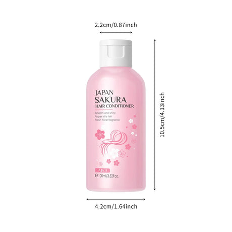 LAIKOU Japan Sakura Shampoo or Hair Conditioner Complex Oil Hair Care Repair Damaged Hair Repair Serum Oil Anti Hairs Loss