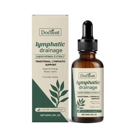 Docteat Lymphatic Drainage Liquid Herbal Extract with Boosts Clarity Supports Energy and Promotes Vitality Easy To Use 60 ML
