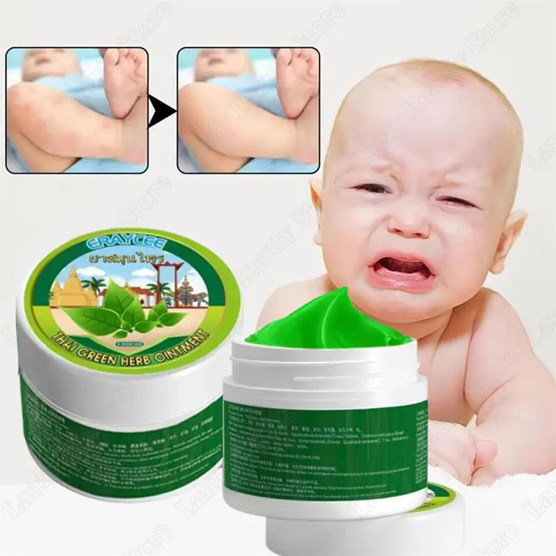 Mint Ointment Relieve Dry and Itchy Skin Cooling Cream Prevent Insect Bites Skin Redness and Swelling Treatment Body Care 10g