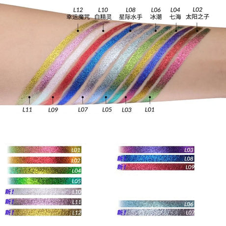 Kaleidos Eyeliner Gel Pencil Waterproof Chameleon Colour Long