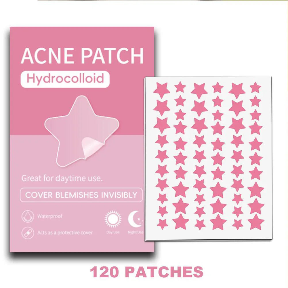 120 Counts Cute Colorful Butterfly Pimple Patches Acne Treatment Stickers Invisible Acne Cover Face Spot Pimple Patch Skin Care