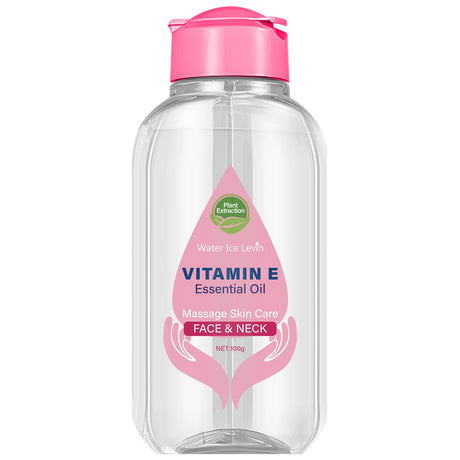 Vitamin E Essential Oil with Niacinamide & Ceramide - Face & Neck Massage Skin Care for Even Tone