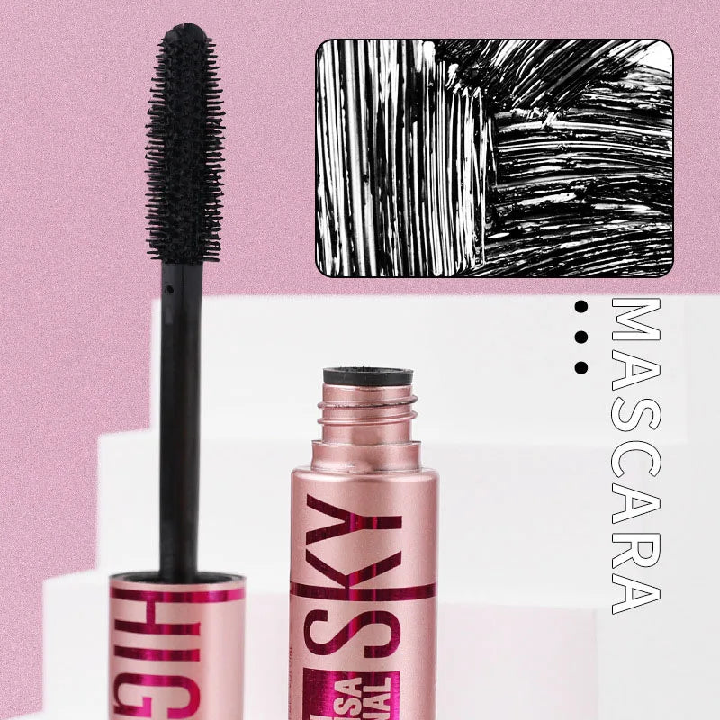 Pink Slender Eye Black, Waterproof and Sweat Proof, Not Easy to Smudge, Easy to Apply to Create Curly Natural Eyelashes