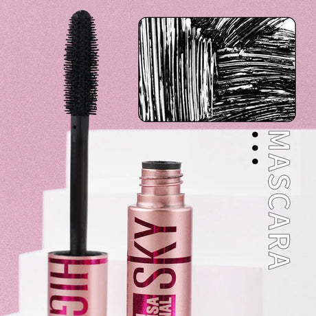 Pink Slender Eye Black, Waterproof and Sweat Proof, Not Easy to Smudge, Easy to Apply to Create Curly Natural Eyelashes