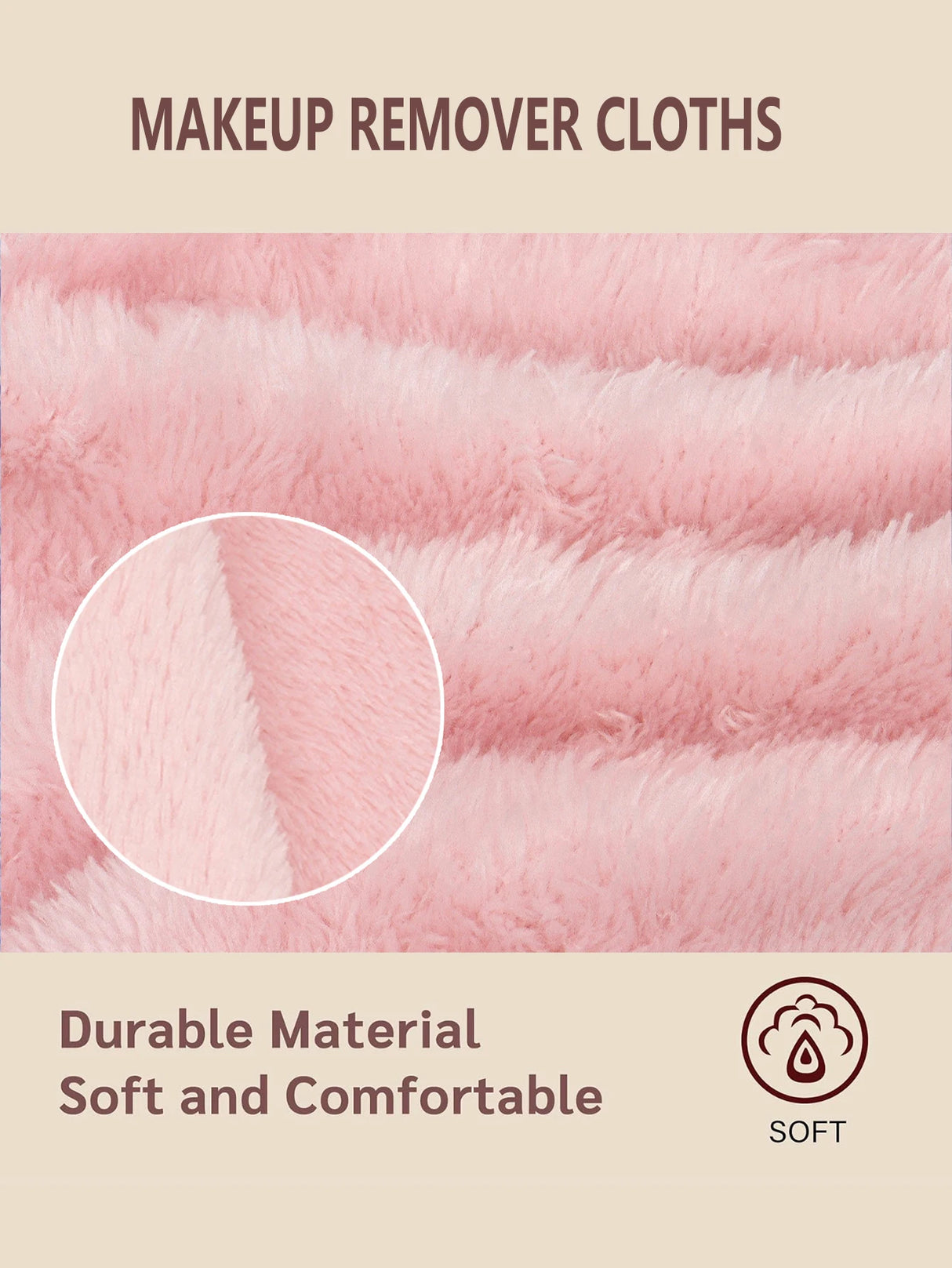 5/10/20Pcs Microfiber Face Cloths Reusable Makeup Remover Cloth Makeup Towels Face Deep Cleaning Pads Skincare Beauty Tools