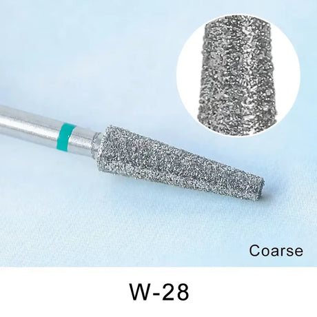 Diamond Ceramic Nail Drill Bits Milling Cutter For Manicure Left Right Rotary Cuticle Files Buffer DIY Nails Accessories Tools