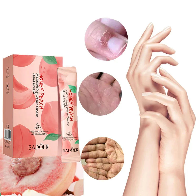 Soft Hand Cream Lotions Serum Repair Nourishing Hand Skin Care Anti Scrub honey peach Anti Aging Moisturizing Whitening Cream