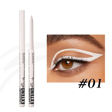 12-Color Fashion Eyeliner Pencil Smokey Punk Style Eye Liner Pen