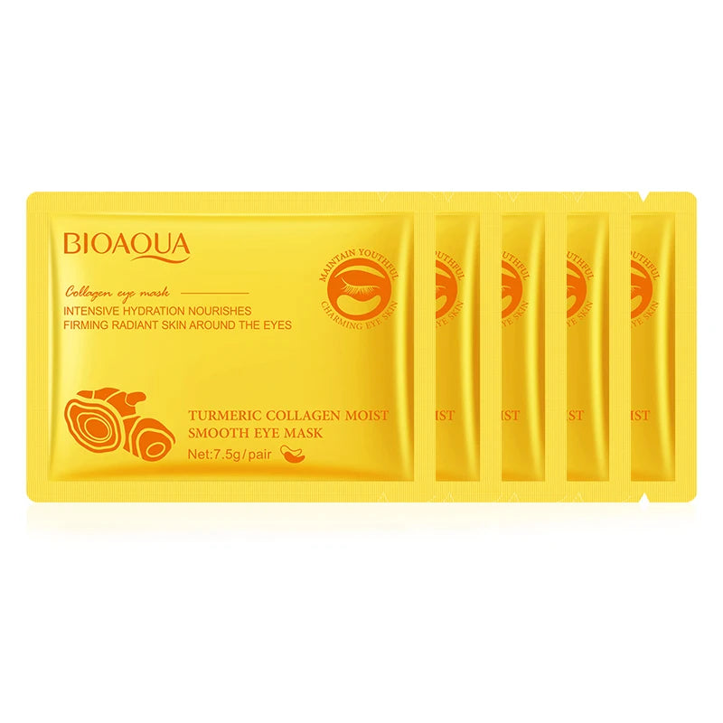 BIOAQUA Snail Crystal Collagen Eye Mask Anti Dark Circles Anti-Wrinkles Moisturizing Whitening Anti-Aging Eye Patches Skin Care