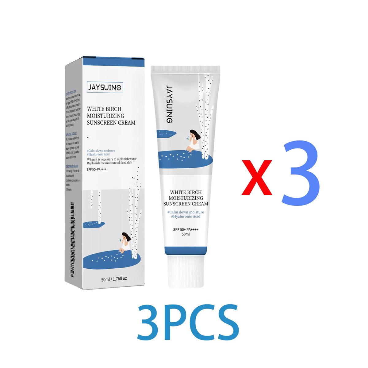 Daily Facial Sunscreen for Oily Skin Oil Control Brightening UV Protection Cream Lightweight Non Greasy Moisturizing Face Lotion