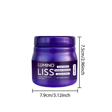 250g Keratin Straightening Hair Mask Restore Hair Soften Gloss Straightener Deep Repair Conditioner For Dry Damaged Frizzy Hair