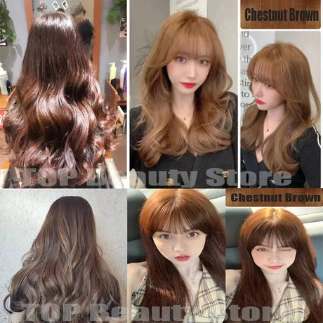 Pure Natural Herbal Hair Dye Shampoo Change Hair Color Cover Gray Hair White Hair Treatment Bubble Plant Hair Dye Hair Care New