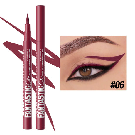 Waterproof Eyeliner Long Lasting Pencil Colourful Pigment Blue