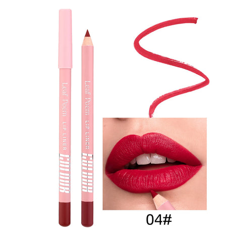 8 Colors Waterproof Lip Liner Pencil Long Lasting Sexy Dark Red Pink Matte Lipstick Pencil Natural Lipliner Pen Red Contour Tint