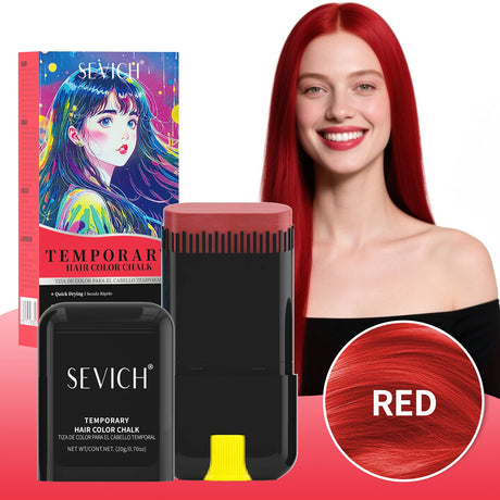SEVICH 8 Colors Hair Color Dye Stick For Men and Women Halloween One-Time Hair Colour Wax Hair Salon Hair Care Styling Products