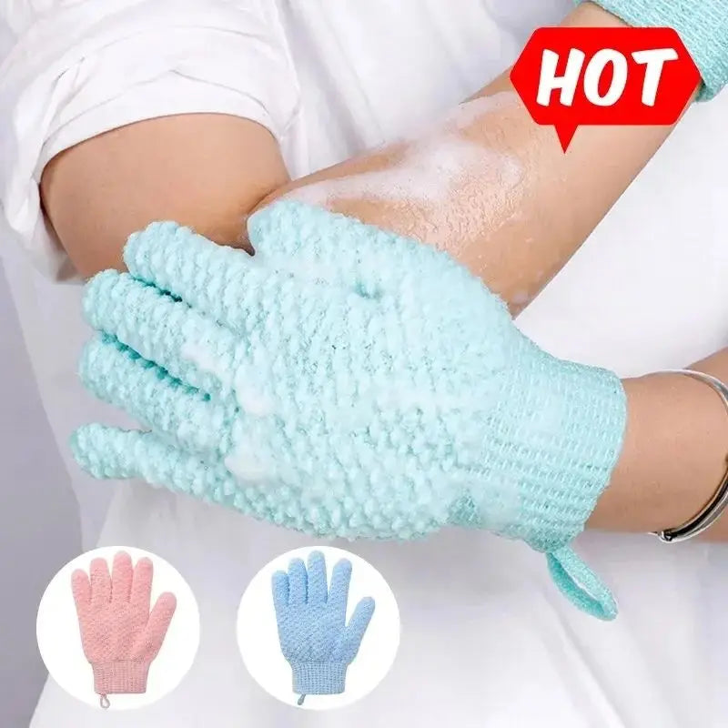 Silicone Back Scrubber Brush for Shower Long Handle Body Deep Cleansing and Exfoliating Massage Double-Sided Soft Bristles