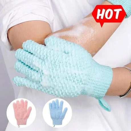 Silicone Back Scrubber Brush for Shower Long Handle Body Deep Cleansing and Exfoliating Massage Double-Sided Soft Bristles