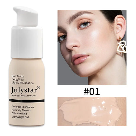 Double Wear Liquid Foundation Stay in Place Long Lasting Concealer Foundation Make-up Oil Control Moisturizing Facial Makeup