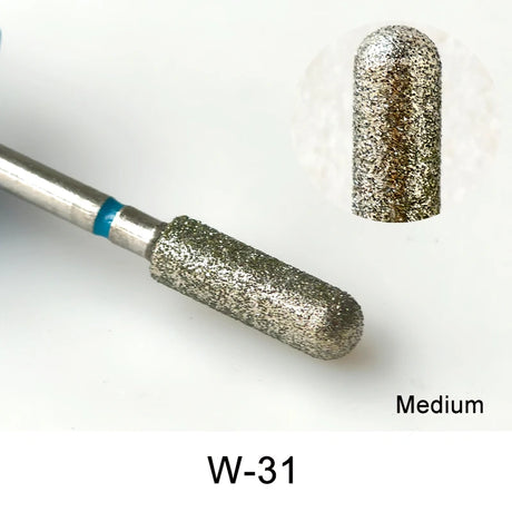 Diamond Ceramic Nail Drill Bits Milling Cutter For Manicure Left Right Rotary Cuticle Files Buffer DIY Nails Accessories Tools
