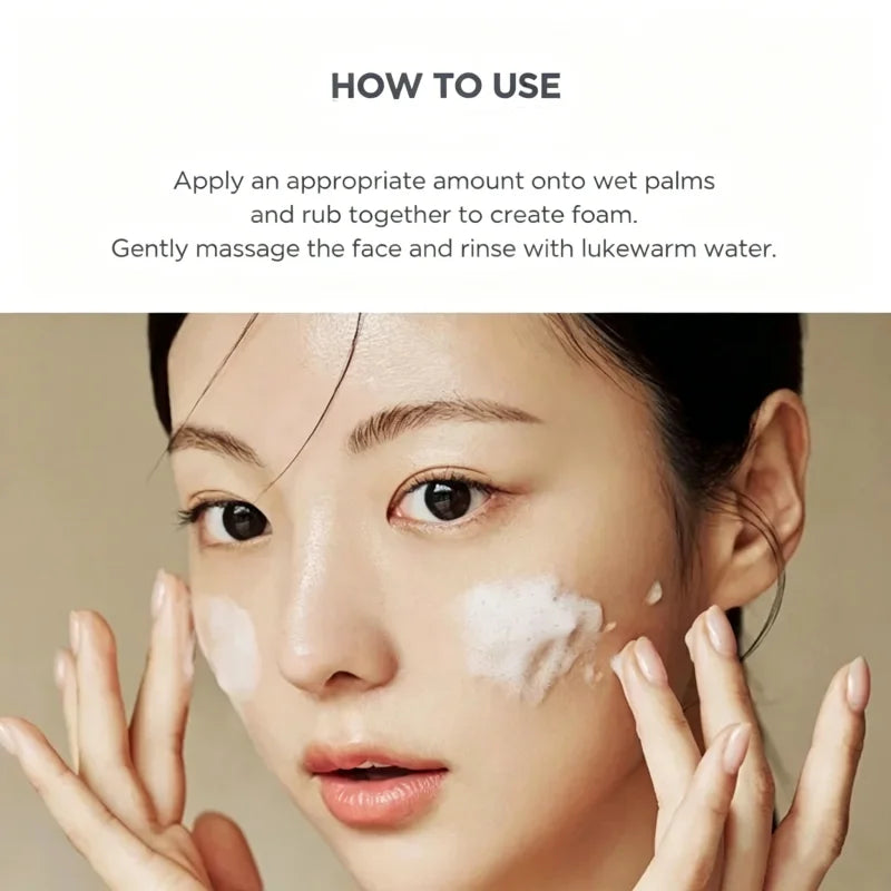 Korean Centella Tone Glowing Cleansing Gel Foam,Deep Cleansing Face Wash,Brightening Hydrating Gel Facial Cleanser for Oil Skin