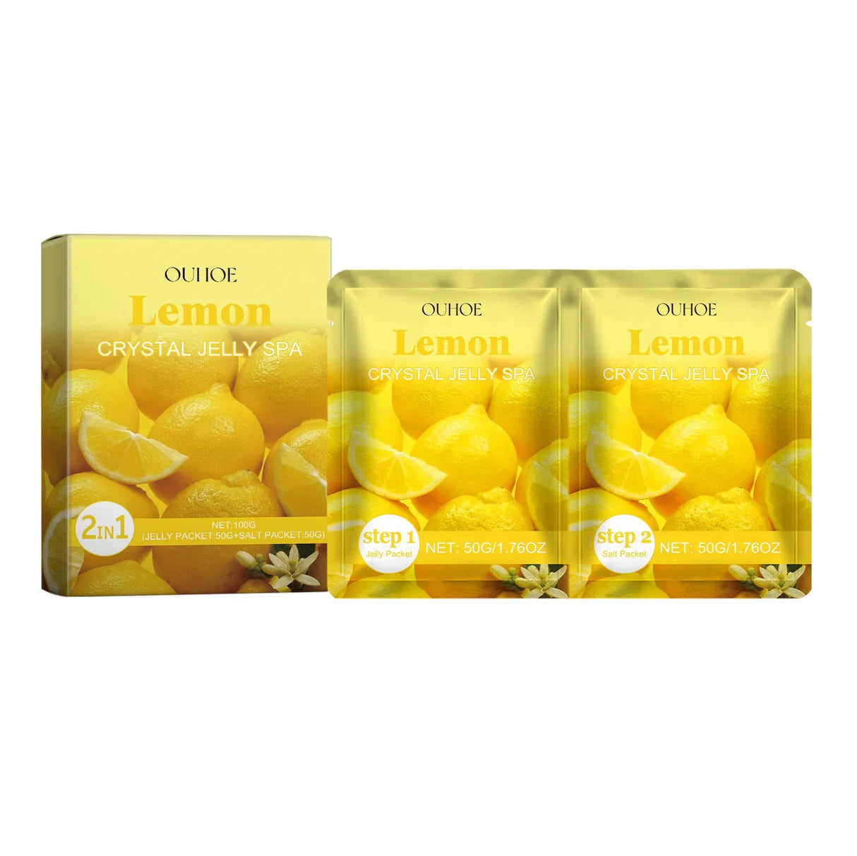 Crystal Jelly Spa Foot Soak Remove Dead Skin Soften Calluses Body Exfoliation Eliminate Fatigue Soothing Mud Scruber Skin Care