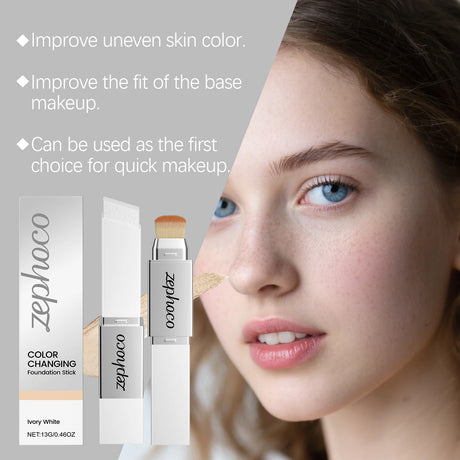 2 In 1 Color Changing Foundation Stick High Concealer