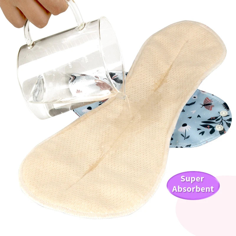 BIAI Anti-bacterial Sanitary Napkin Washable Menstrual Pads Reusable Sanitary Towel Breathable Sanitary Pad For Women Lady