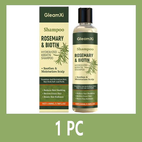 Rosemary Hair Regrowth Shampoo Thickening & Strengthening Shampoo with Hydrolyzed Keratin for Thinning Hair & Hair Loss