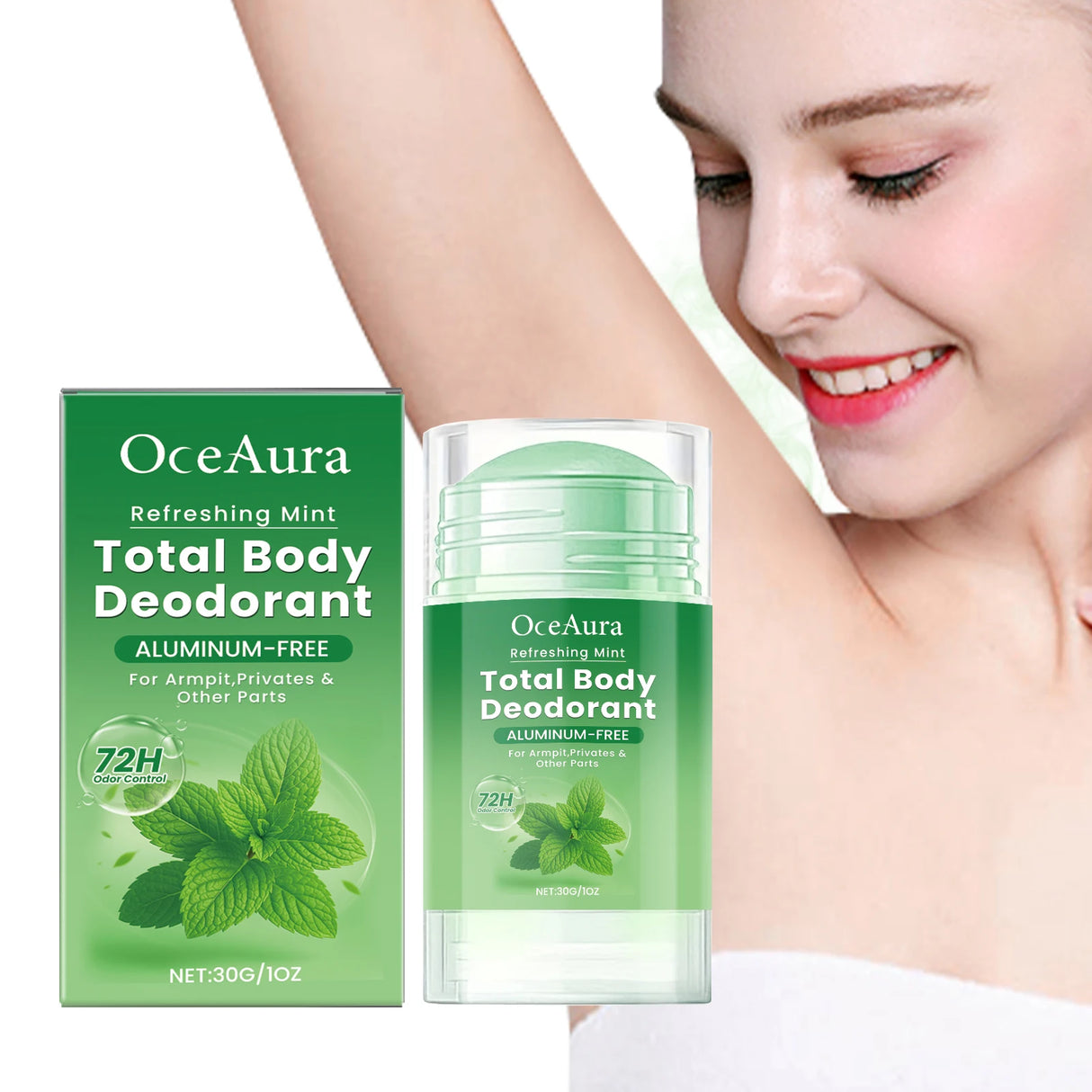 Mint Fragrance Underarm Antiperspirant Deodorant Stick Body Odor Remover Lasting Portable Armpit Anti Sweaty Stick For Women Men