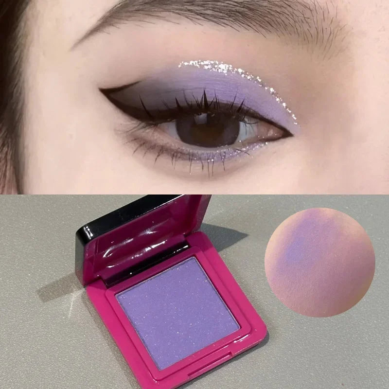 Wild Rose Black Eyeshdaow Palette Matte Glitter Single Color Eyeshadow Gothic Red Pigments Waterproof Fashion Smoky Eyes Makeup