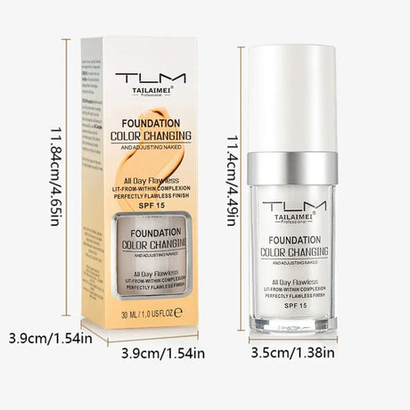 30ml Foundation Magic Color Changing Foundation Liquid Soft Matte Long Lasting Hydrating Makeup Base Maquiagem Korea Makeup