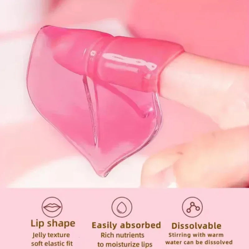 20PCS Crystal Collagen Lip Masks Hyaluronic Acid Lip Treatments Moisturizing Beauty Lip Patches Hydrating Plumper Skin Care