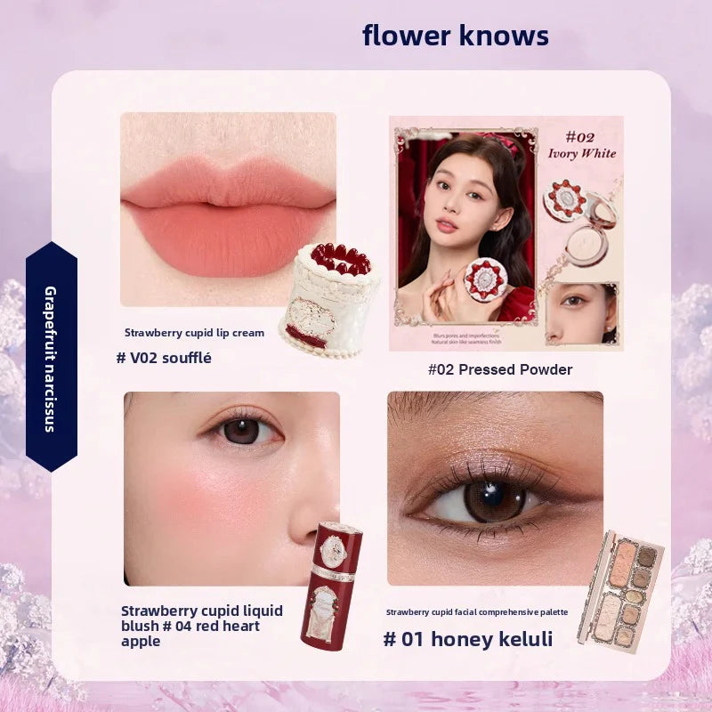 Flower Knows Makeup Sets Little Angel Bunny Garden Lip Glaze Blush Shell Jewelry Flowerknows Birthday Gift Kit De Maquillaje
