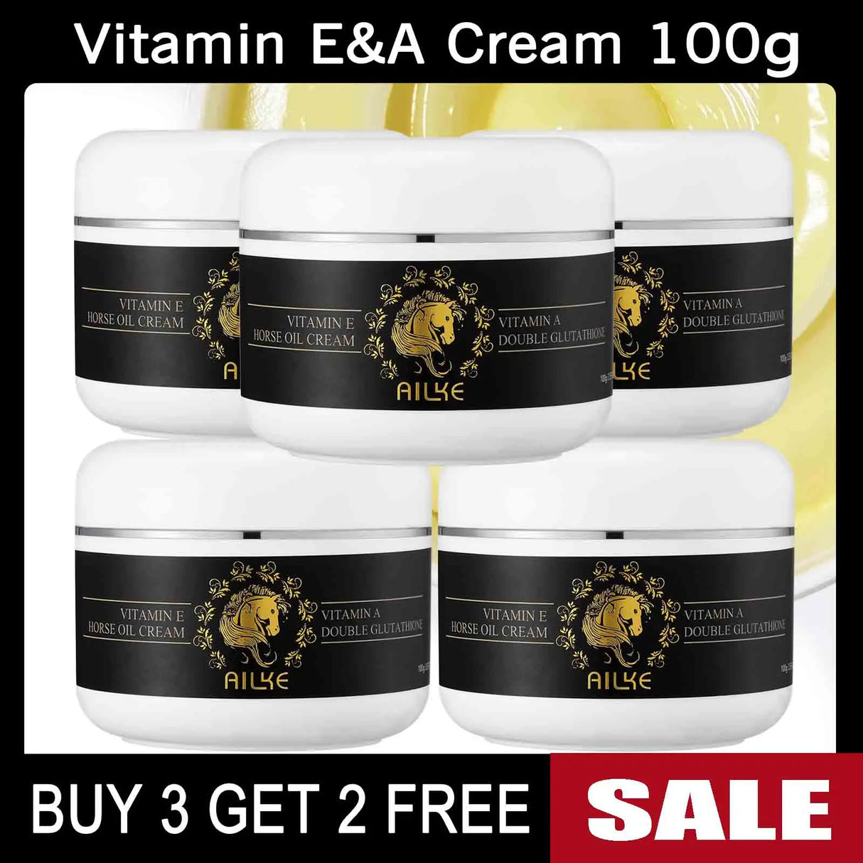 AILKE Collagen 5-in-1 Skin Care Set, Restore Skin Elasticity, Smooth Skin, Brighten, Even Skin Tone,For Face And Body Use Kit