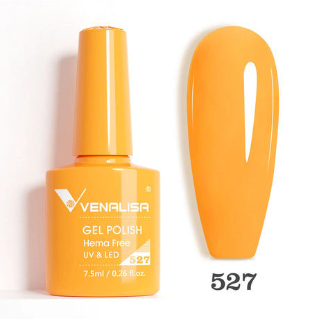 VIP5 Venalisa Nail Gel Polish Jelly Color HEMA/TPO FREE Nude Pink Semi Permanent Soak Off UVLED Gel Polish Sparkle Gel Varnish