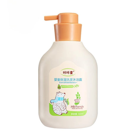 1Pcs 560ml 2 in 1 Shampoo Body Wash Kids Baby Herbal Gentle Penetration Deeply Moisturizing Baby Nourishing Lotion for Children