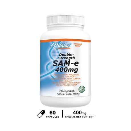 Sam-E 400mg Joint Supplement - Supports Joint Health, Brain Function, Improves Mood, Boosts Energy Levels, Relieves Stress