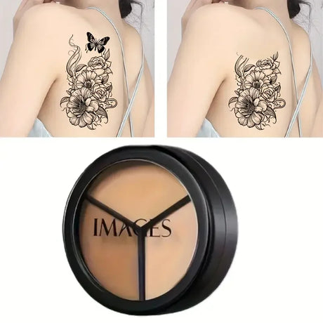 3-in-1 Face Concealer Makeup 3 Color Concealer Perfect Concealer for Blemishes,Dark Circles and Contours Balm for All Skin Types