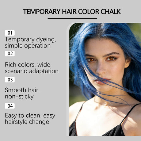 Diy Temporary Hair Dying Cream Stick 5 Shades Easy To Wash Quickly Coloring Salon Care Product Long Lasting Chalk Hair Color Wax