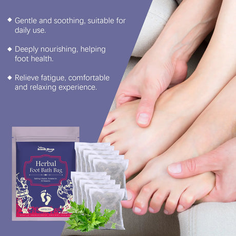 Herbal Foot Soak Sachet Body Detox Relieve Fatigue Promotes Relaxation Deep Cleansing Refreshing Improve Sleep Mugwort Foot Soak