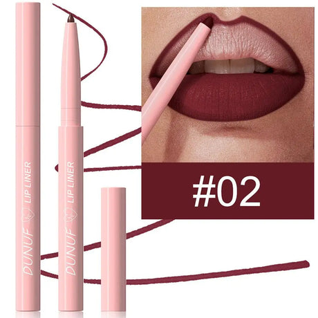 6Pcs Velvet Matte Lip Liner Pencil Set High Pigment Smooth Silky Texture Easy to Color & Define Lip Contours Daily Lip Makeup