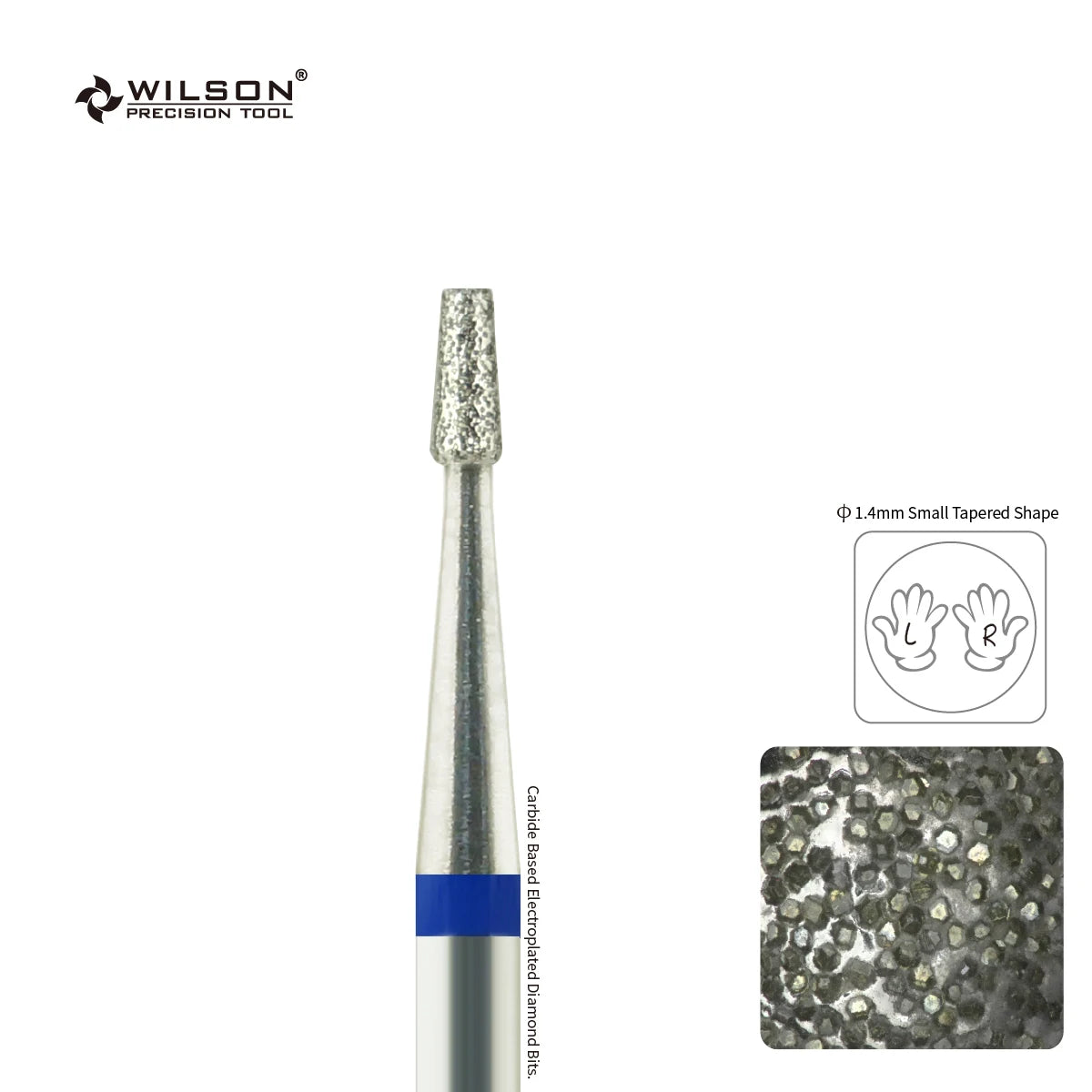 WILSON Tapered Shape Diamond Bits-Tools/Nails/Uñas Accesorios Y Herramientas/Nail Accessories/Tools