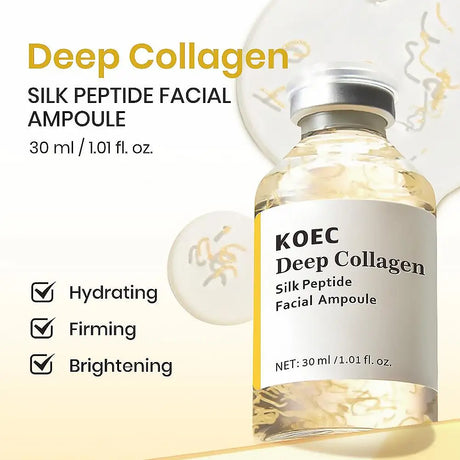 30ml Silk Collagen PDRN Serum Deep Peptide Intensive Revitalizing Face Cream Anti-Wrinkle Firming Lifting Korea Skin Care
